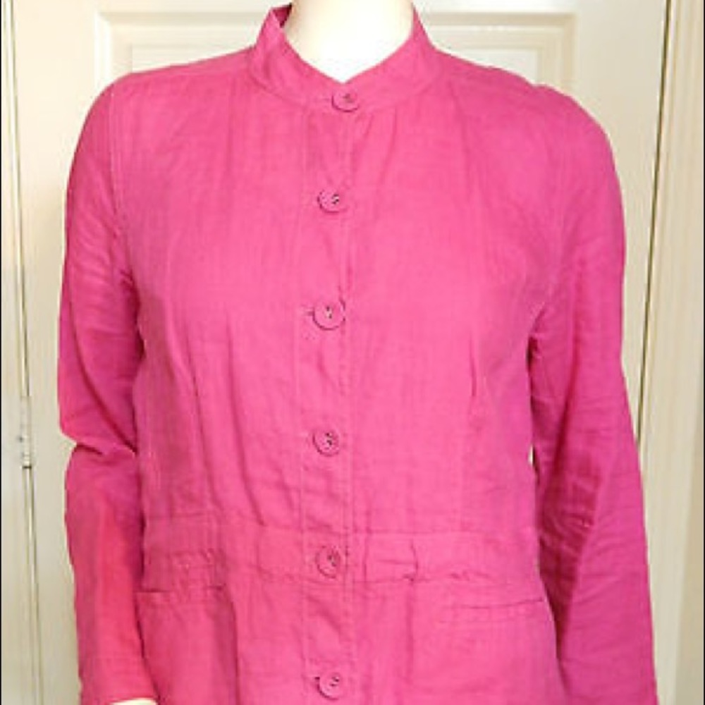 EILEEN FISHER Tunic & Tank 100% Irish Linen MED